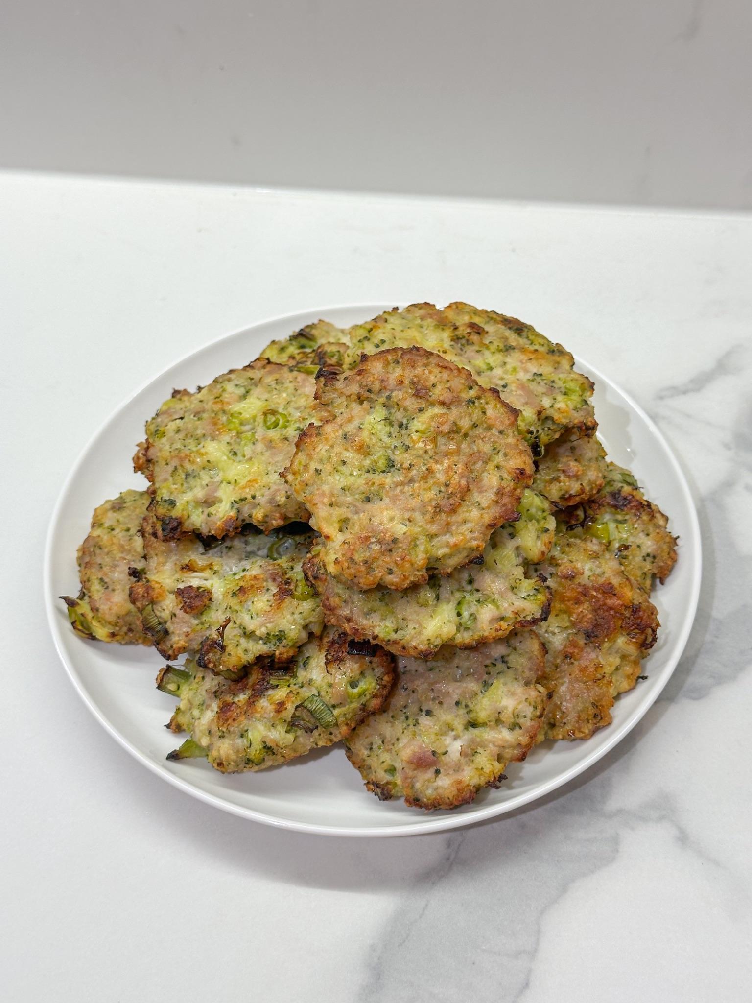 Chicken, Broccoli & Cheese Patties